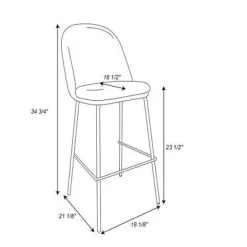 Nils Brass Base Counter Height Barstool - Project 62™ -Project 62 Shop GUEST f3b5ce5c 744a 464c 8ef2 21926cc9dce4
