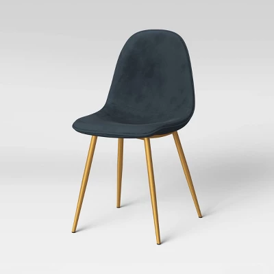 Copley Velvet Dining Chair With Brass Leg - Project 62 5 Copley Velvet Dining Chair With Brass Leg - Project 62 - Image 3