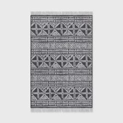 Outdoor Rug Tasseled Charcoal - Project 62™ -Project 62 Shop GUEST fc2bf238 e61d 43b3 b7a7 58b867244986
