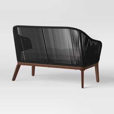 Purcell Wood Patio Loveseat - Project 62™ 5 Purcell Wood Patio Loveseat - Project 62™ - Image 3